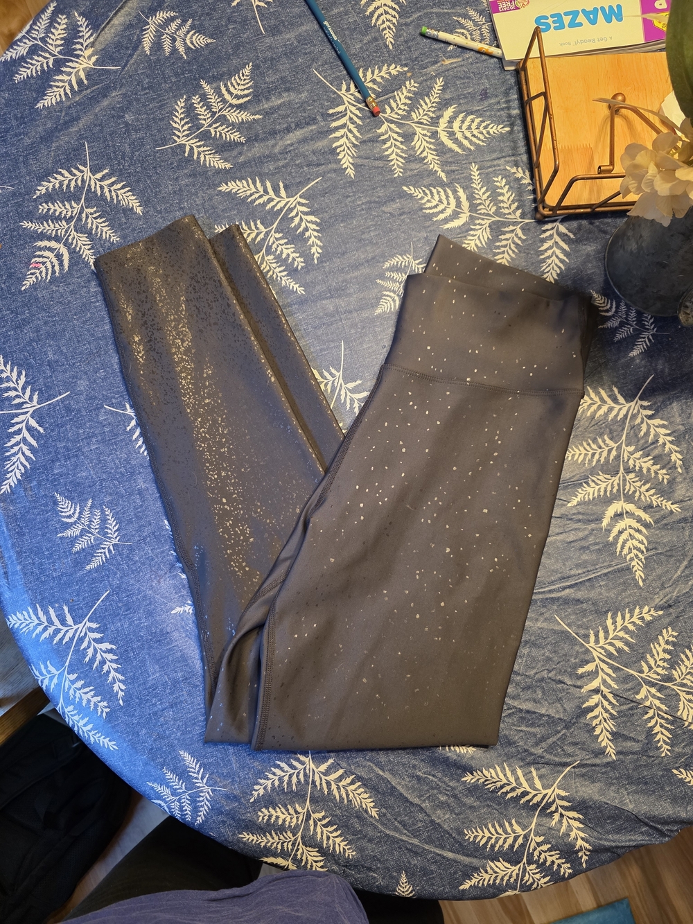 Peloton Black Sparkle High-Rise Leggings
